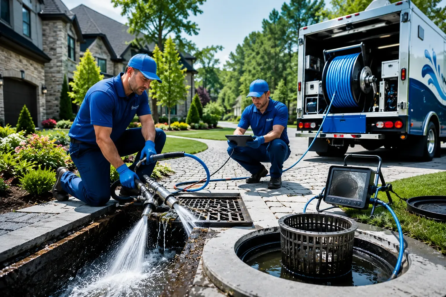 Local outdoor drain cleaning professionals in Vanleer, TN